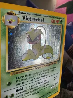 Pokemon Victreebel Jungle 14/64 Holo Unlimited Holo Rare Vintage Sugimori 1999 - Image 5