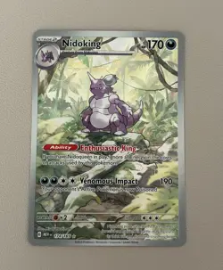 Nidoking 174/165 Illustration Rare SV 151 Pokemon English - Image 1