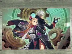 YGOmat OCG Anime Playmat Time Thief Deck CCG TCG Trading Card Game Mat Bag - Image 1