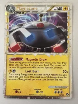 Magnezone (Prime) 96/102 Triumphant Holo Pokemon LP - Image 1