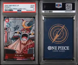 2023 One Piece JP Franky #010 25th Anniversary Prem Card Coll PSA 9 - Image 3