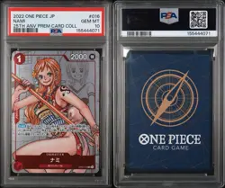 2023 One Piece JP Nami #016 25th Anniversary Prem Card Coll PSA 10 - Image 3
