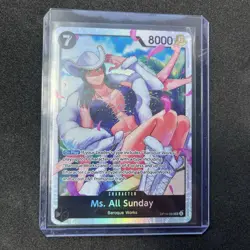 One Piece TCG ENGLISH Ms. All Sunday OP14-084 SR Foil Holo TCG - Image 1