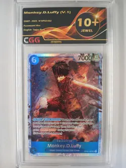 One Piece Monkey.D.Luffy (OP02-062) (V.1) Paramount War CGG 10+ Triple 28460496 - Image 1