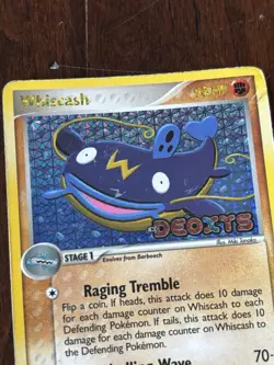 🔥 Pokemon Card - Whiscash Deoxys 28/107 Reverse Holo Stamped - Image 3