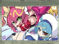 YGOmat TCG Playmat Live☆Twin Kisikil & Live☆Twin Lilla Trading Card Game Mat Bag - Image 1