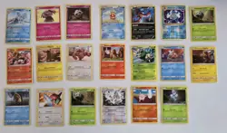 Lot Of 20 Pokemon Shiny TCG Cards In Small Binder See Photos Of Each Card. - Image 1