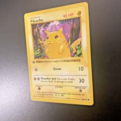 Pikachu 58/102 1st Edition Shadowless Yellow Cheeks Base Set NM - Pokemon Card - Image 3
