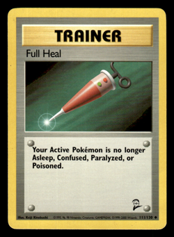 Full Heal Base Set 2 NM 111/130 Pokemon Card - Image 1
