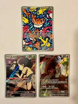 POKEMON English Lot 9 Cards Twilight Masquerade SIR and IR Tatsugiri NM/Better - Image 4