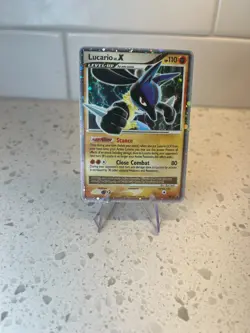 Lucario LV.X DP13 Black Star Promo Holo 2007 Pokemon Card NM Diamond Pearl - Image 1