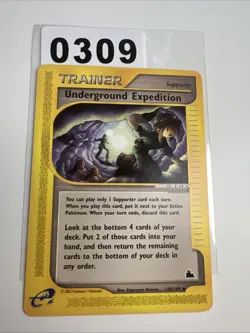 Underground Expedition 140/144 Reverse Holo Skyridge NM Pokemon Single Card - Image 1