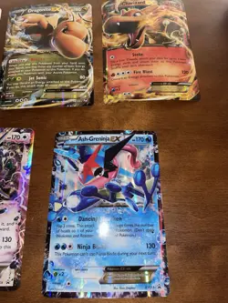 5 Jumbo Pokemon Cards Oversized EX/GX Charizard Rayquaza Snorlax Ash-Gren 2016 - Image 3