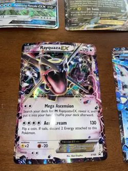 5 Jumbo Pokemon Cards Oversized EX/GX Charizard Rayquaza Snorlax Ash-Gren 2016 - Image 4