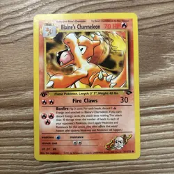 Pokemon TCG Blaine's Charmeleon Gym Challenge 31/132, 1st Edition Uncommon Card - Image 1