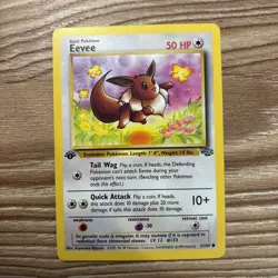 Pokemon TCG Eevee Jungle 1st Edition Card 51/64 Regular Common, Near Mint - Image 1