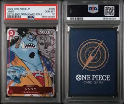 2023 One Piece JP Jinbe #005 25th Anniversary Prem Card Coll PSA 10 - Image 3
