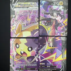 Morpeko V-UNION - SWSH 287-230 - Crown Zenith - Black Star Promo Pokemon Card - Image 1
