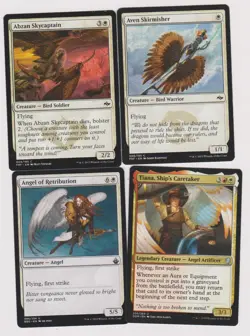 WHITE-RED ANGEL-SOLDIER DECK 40 CARDS N-MINT MTG MAGIC UNPLAYED RR-14 $3 OFF DEA - Image 1