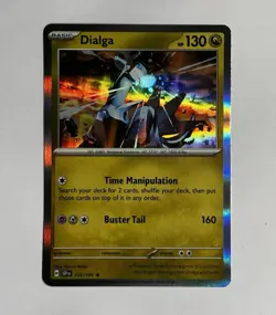 Pokemon TCG Dialga Holo Rare Card 135/191 Surging Sparks English Edition 2024 - Image 1