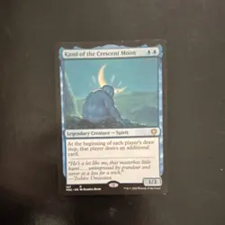 Wizards Kami of the Crescent Moon Legendary Creature Rare Blue MTG - Image 1