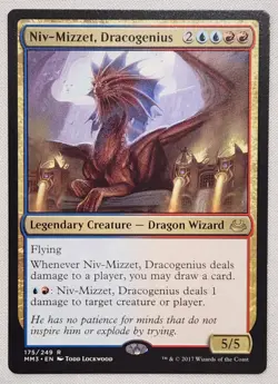 MTG Magic [x1] Niv-Mizzet, Dracogenius [x1] Modern Masters 2017 SP/LP - Image 1