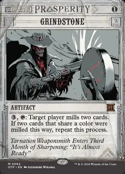 MTG Grindstone, NM-Mint, English Outlaws of Thunder Junction: Breaking News - Image 1