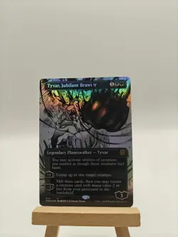 Tyvar, Jubilant Brawler (Borderless) FOIL R Phyrexia: All Will Be One 344 - Image 1