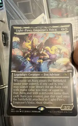 Light-Paws, Emperor's Voice (Showcase) Kamigawa: Neon Dynasty Regular 367 C5 - Image 1