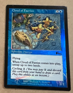 Foil - Cloud of Faeries - Urza's Legacy - MTG - Magic the Gathering - LP - Foil - Image 1
