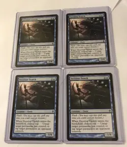 4 x Magic the Gathering MTG Deceiver Exarch New Phyrexia Uncommon Paly Set - Image 1