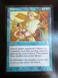 Bribery - Mercadian Masques (62/350) - NM - MTG - FREE SHIPPING - Image 1