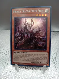 Yu-Gi-Oh TCG Primite Dragon Ether Beryl BLMM-EN130 1st Edition Secret Rare NM - Image 1