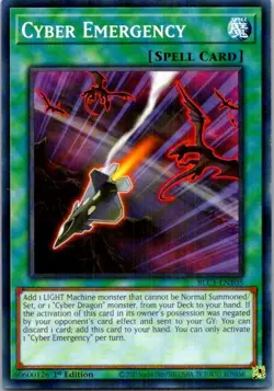 Cyber Emergency BLC1-EN105 Yu-Gi-Oh! Near Mint 1st Edition - Image 1