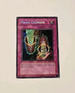 Yugioh Magic Cylinder LON-104 Labyrinth of Nightmare Secret Rare LP - Image 1