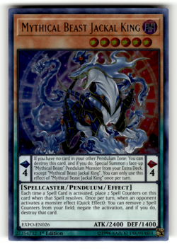 Mythical Beast Jackal King EXFO-EN026 1st Edition Ultra Rare Extreme Force LP - Image 1