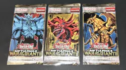 3-Pack Lot YuGiOh Battle-Pack-2 War of the Giants 5cd Booster 1st Ed English - Image 1