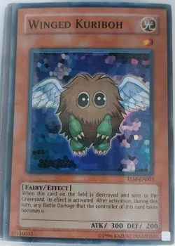 Yugioh tcg Winged Kuriboh Super Rare The Lost Millennium TLM-EN005 LP - Image 1