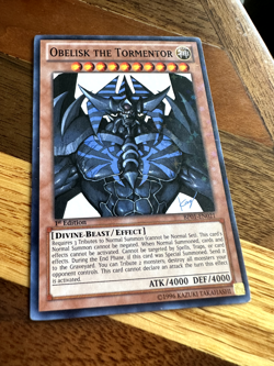 Obelisk the Tormentor BP01-EN021 1st Edition Starfoil Rare LP + BONUS - Image 1