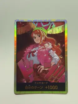 DON !! Card [Gold Frame] (Nami) EB03 Extra Booster Heroines JP NM #13 - Image 1