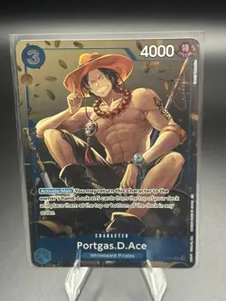 Portgas D Ace P-074 Tin Promo OP13 One Piece Carrying on His Will - Image 1