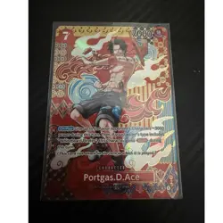Namco Portgas.D.Ace OP02-013 SP Super Rare Foil Two Legends 7000 Power English - Image 1