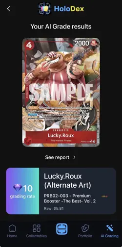 Bandai Lucky.Roux Alternate Art R PRB02-003 Premium Booster One Piece CCG - Image 3