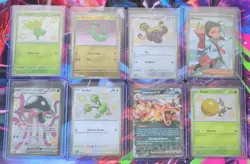 Pokemon EX Card Lot 8 Cards Nemona, Toedscruel, Oddish, Dreepy, Varoom - Image 1