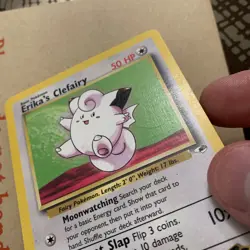 Pokemon TCG Erika's Clefairy 25/132 Gym Heroes Non-Holo Rare Card - MP - Image 5