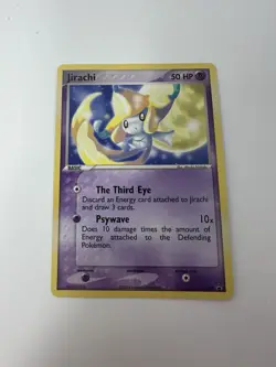 Pokemon Jirachi Card Nintendo Promo 021 Basic Rare Non Holo NM - Image 1