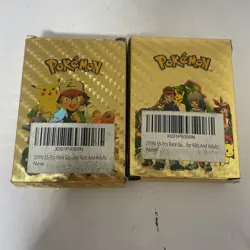 X2 Pokemon Card Foil GOLD PACK 55 CARDS TCG GX Vmax GX Card Charizard Rare - Image 2