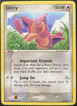 Skitty 64/92 Legend Maker Regular - Pokemon Card - Image 1