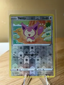 Pokemon TCG Skitty 210/264 Reverse Holo Moderately Played Card English - Image 1