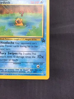 Pokemon Cards: Wizards Black Star Promo: Psyduck 20 - Image 4